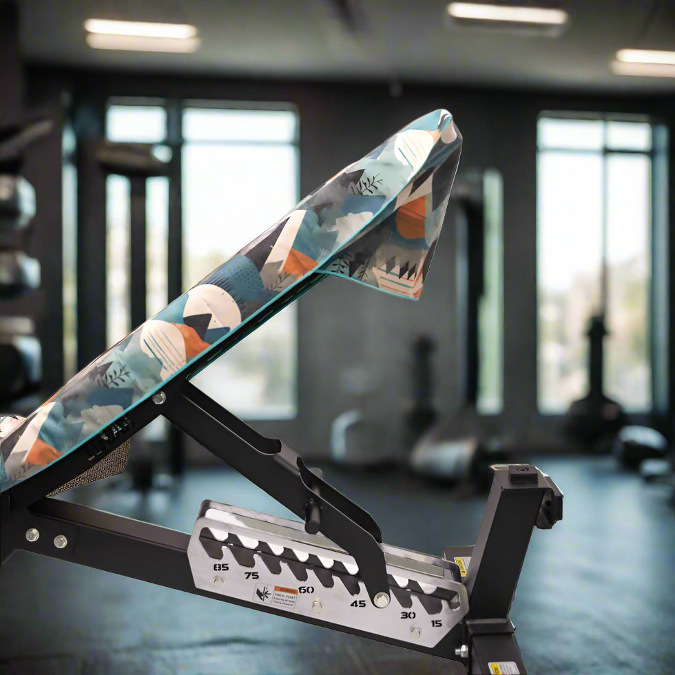 mountain_theme_bench_cover_in_gym