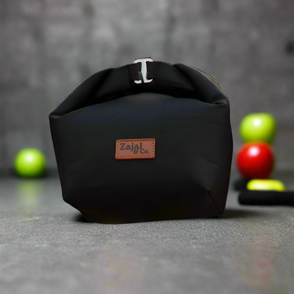 sleek_black_office_lunch_bag_with_brand_tag